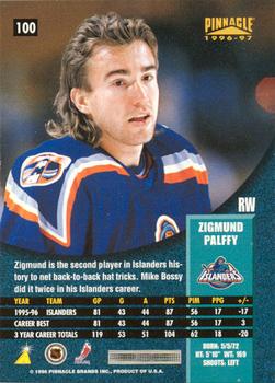 1996-97 Pinnacle - Foil #100 Zigmund Palffy Back