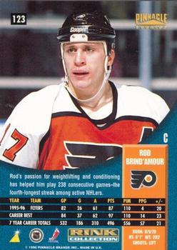 1996-97 Pinnacle - Rink Collection #123 Rod Brind'Amour Back