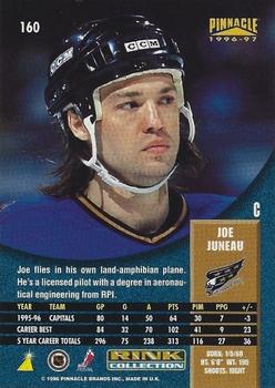 1996-97 Pinnacle - Rink Collection #160 Joe Juneau Back
