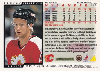 1996-97 Score - Artist's Proofs #79 Michael Nylander Back