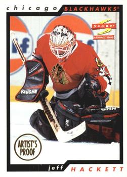 1996-97 Score - Artist's Proofs #85 Jeff Hackett Front