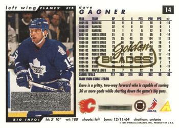 1996-97 Score - Golden Blades #14 Dave Gagner Back