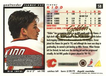 1996-97 Score - Golden Blades #58 Trevor Kidd Back