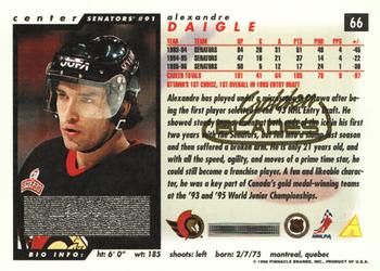 1996-97 Score - Golden Blades #66 Alexandre Daigle Back