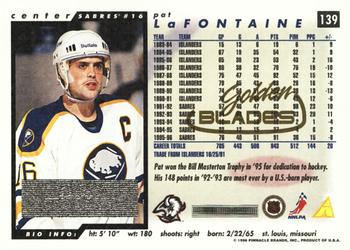 1996-97 Score - Golden Blades #139 Pat LaFontaine Back
