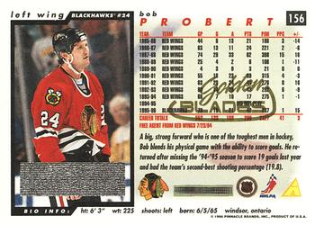 1996-97 Score - Golden Blades #156 Bob Probert Back