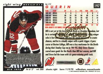 1996-97 Score - Golden Blades #197 Bill Guerin Back