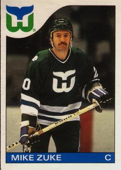 1985-86 O-Pee-Chee #19 Mike Zuke Front