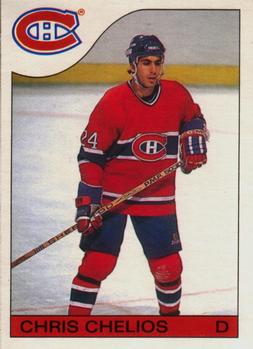 1985-86 O-Pee-Chee #51 Chris Chelios Front