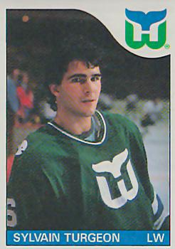 1985-86 Topps #43 Sylvain Turgeon Front