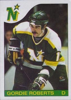 1985-86 Topps #28 Gordie Roberts Front