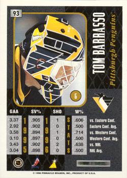 1996-97 Summit - Premium Stock #93 Tom Barrasso Back