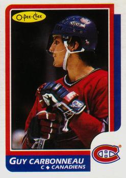 1986-87 O-Pee-Chee #176 Guy Carbonneau Front
