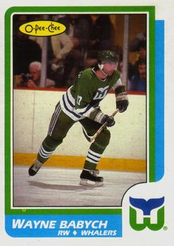 1986-87 O-Pee-Chee #213 Wayne Babych Front