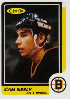 1986-87 O-Pee-Chee #250 Cam Neely Front