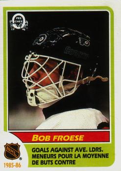 1986-87 O-Pee-Chee #263 Bob Froese Front