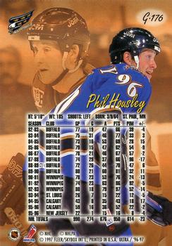 1996-97 Ultra - Gold Medallion #G-176 Phil Housley Back