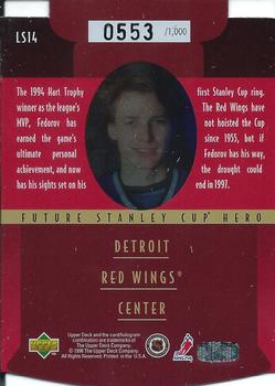 1996-97 Upper Deck - Lord Stanley's Heroes Semifinals #LS14 Sergei Fedorov Back