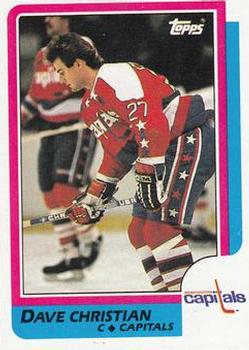 1986-87 Topps #21 Dave Christian Front