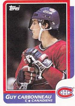 1986-87 Topps #176 Guy Carbonneau Front