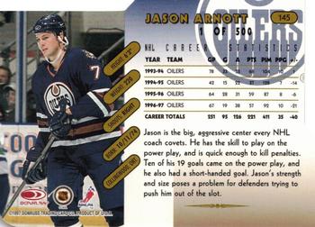 1997-98 Donruss - Press Proof Gold #145 Jason Arnott Back