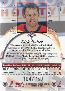 1997-98 Donruss Canadian Ice - Provincial Series #47 Kirk Muller Back