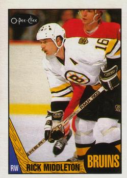 1987-88 O-Pee-Chee #115 Rick Middleton Front