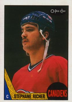 1987-88 O-Pee-Chee #233 Stephane Richer Front