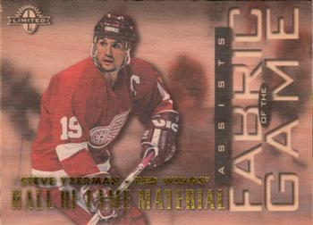 1997-98 Donruss Limited - Fabric of the Game #49 Steve Yzerman Front
