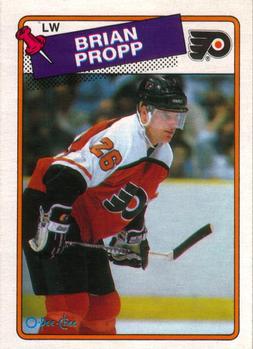 1988-89 O-Pee-Chee #168 Brian Propp Front