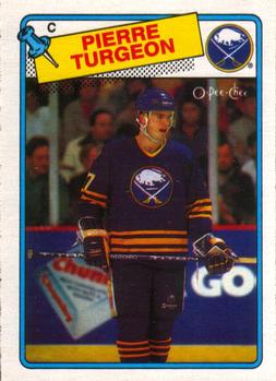 1988-89 O-Pee-Chee #194 Pierre Turgeon Front