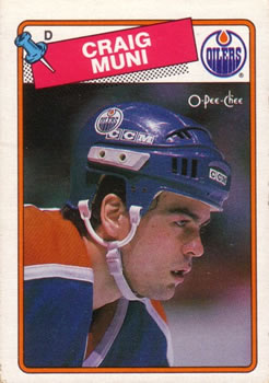 1988-89 O-Pee-Chee #236 Craig Muni Front