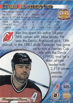 1997-98 Pacific Crown Collection - Copper #325 Ken Daneyko Back