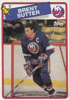 1988-89 Topps #7 Brent Sutter Front