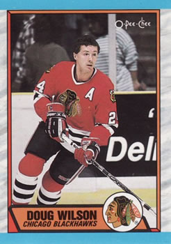 1989-90 O-Pee-Chee #112 Doug Wilson Front