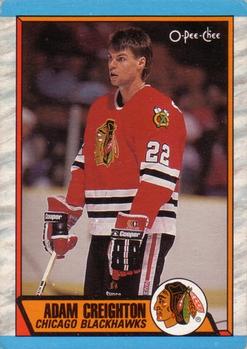 1989-90 O-Pee-Chee #218 Adam Creighton Front