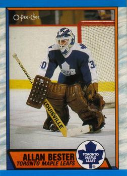 1989-90 O-Pee-Chee #271 Allan Bester Front