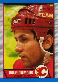 1989-90 O-Pee-Chee #74 Doug Gilmour Front