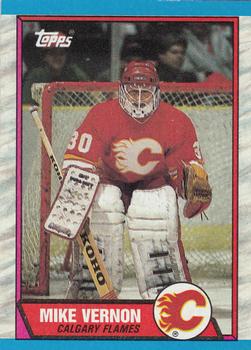 1989-90 Topps #163 Mike Vernon Front