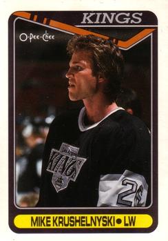 1990-91 O-Pee-Chee #167 Mike Krushelnyski Front