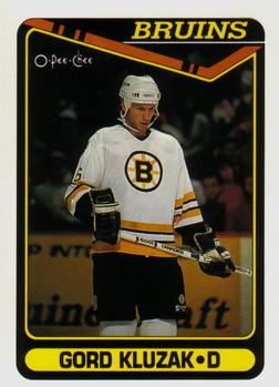 1990-91 O-Pee-Chee #495 Gord Kluzak Front