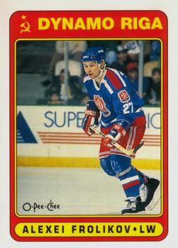 1990-91 O-Pee-Chee #502 Alexei Frolikov Front