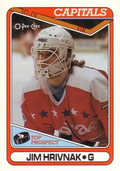 1990-91 O-Pee-Chee #9 Jim Hrivnak Front