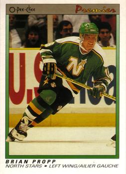 1990-91 O-Pee-Chee Premier #92 Brian Propp Front