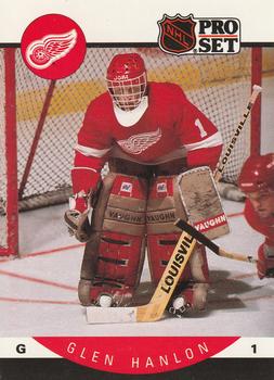 1990-91 Pro Set #72 Glen Hanlon Front