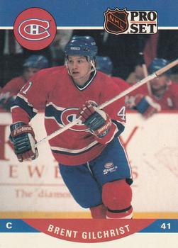 1990-91 Pro Set #471 Brent Gilchrist Front