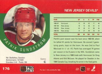 1990-91 Pro Set Hockey Card Peter Stastny New Jersey Devils #175