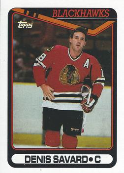 1990-91 Topps #28 Denis Savard Front