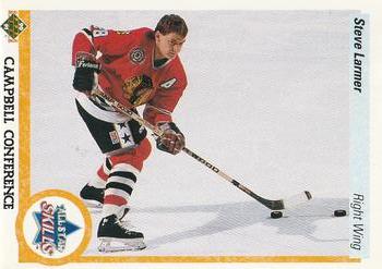 1990-91 Upper Deck #499 Steve Larmer Front