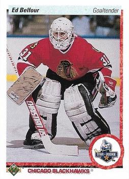 1990-91 Upper Deck #55 Ed Belfour Front